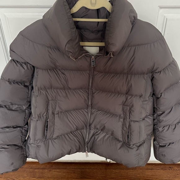 ADD Down Wonen’s Puffer Coat Grey Size Small - Picture 4 of 16